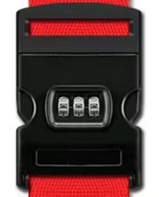 Bagageband med + kod. 3 st. 149 kr.